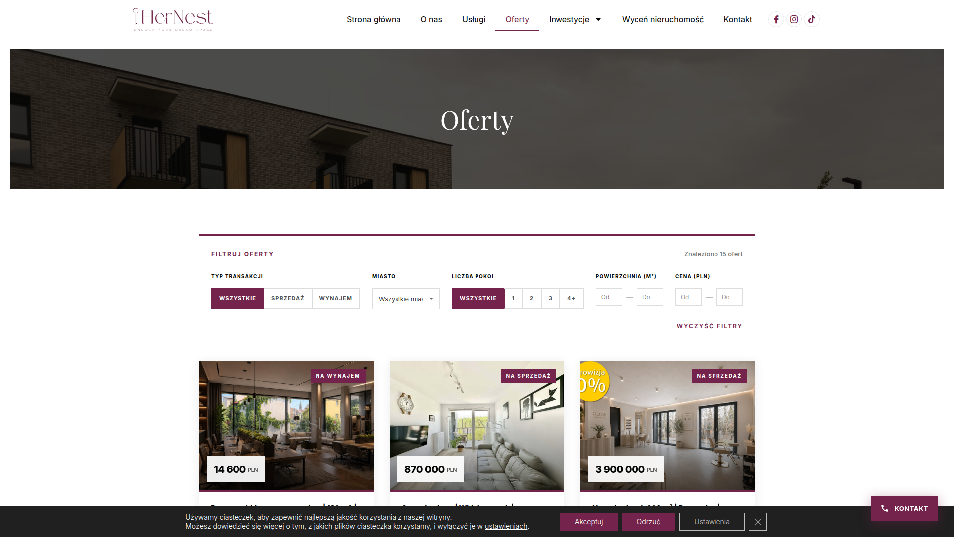 Hernest Estate property listings