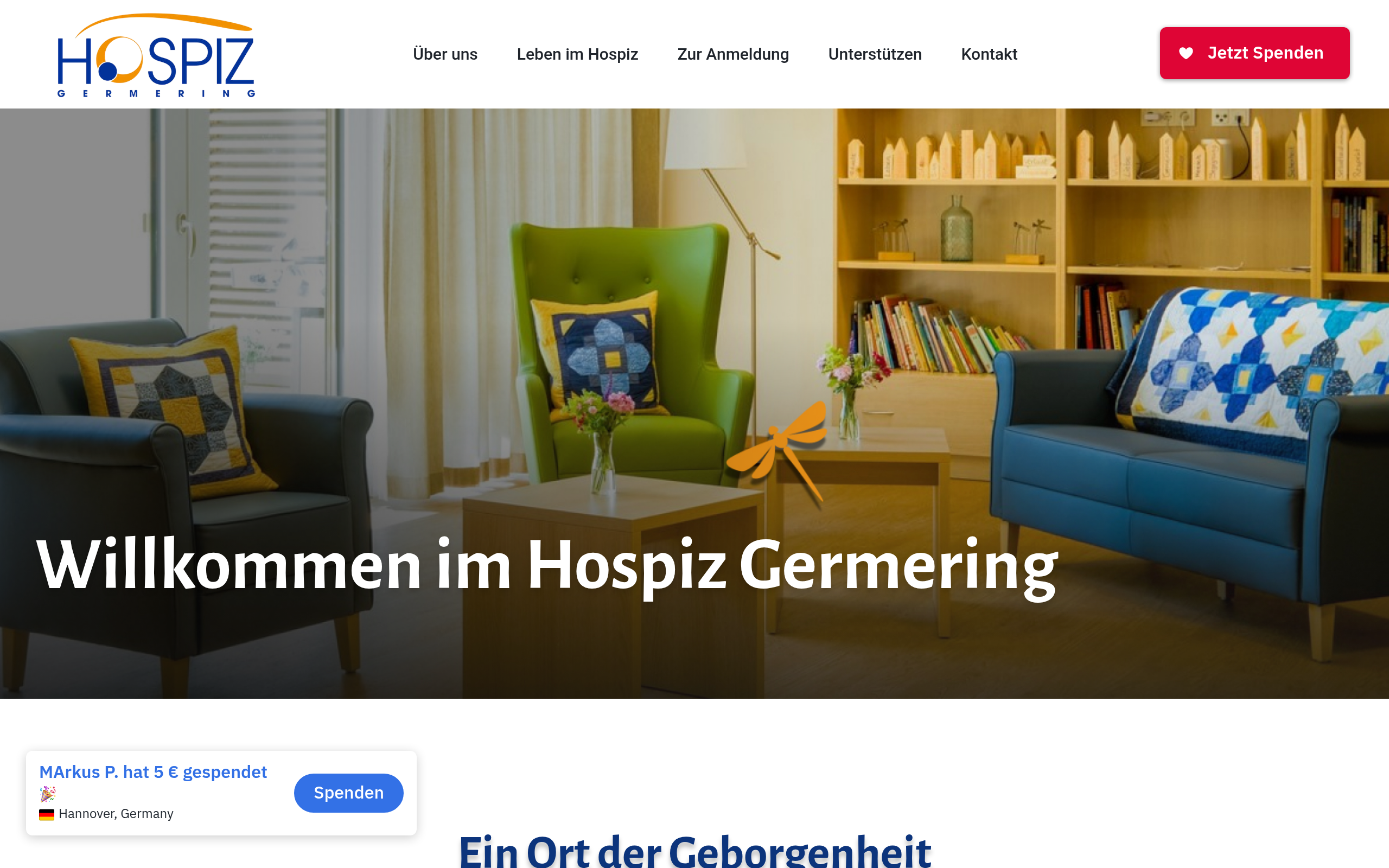 Hospiz Germering website