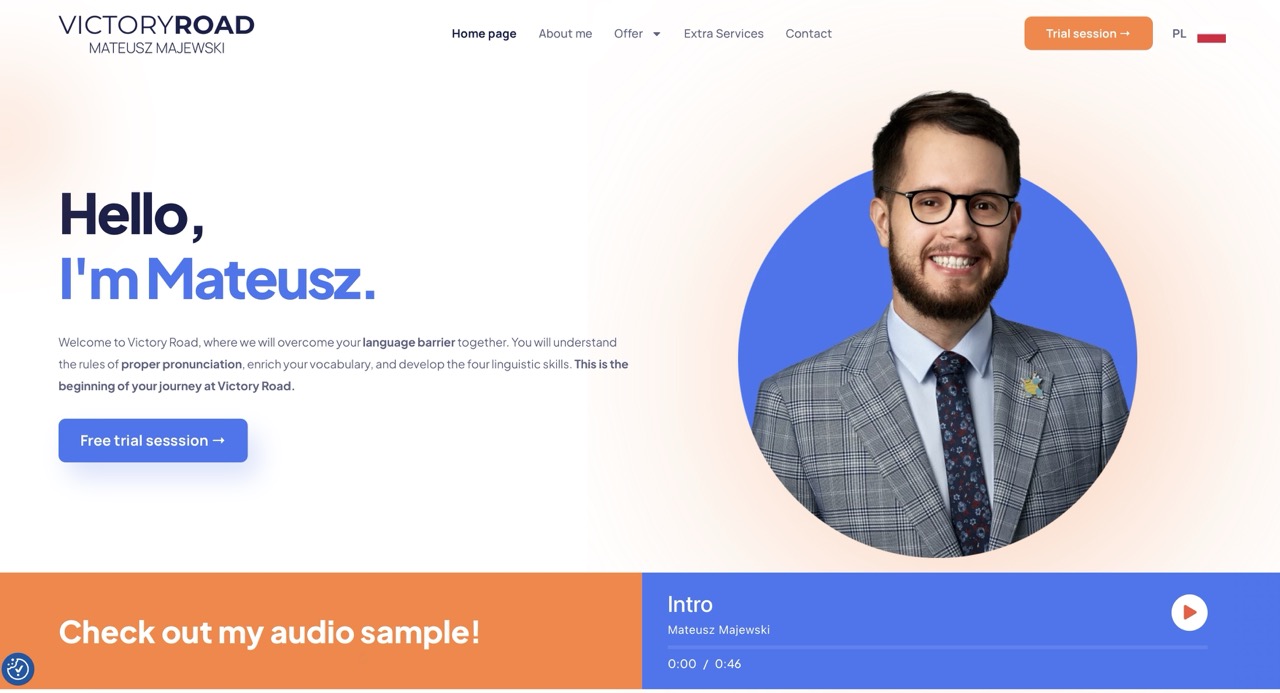 Victory Road language project website